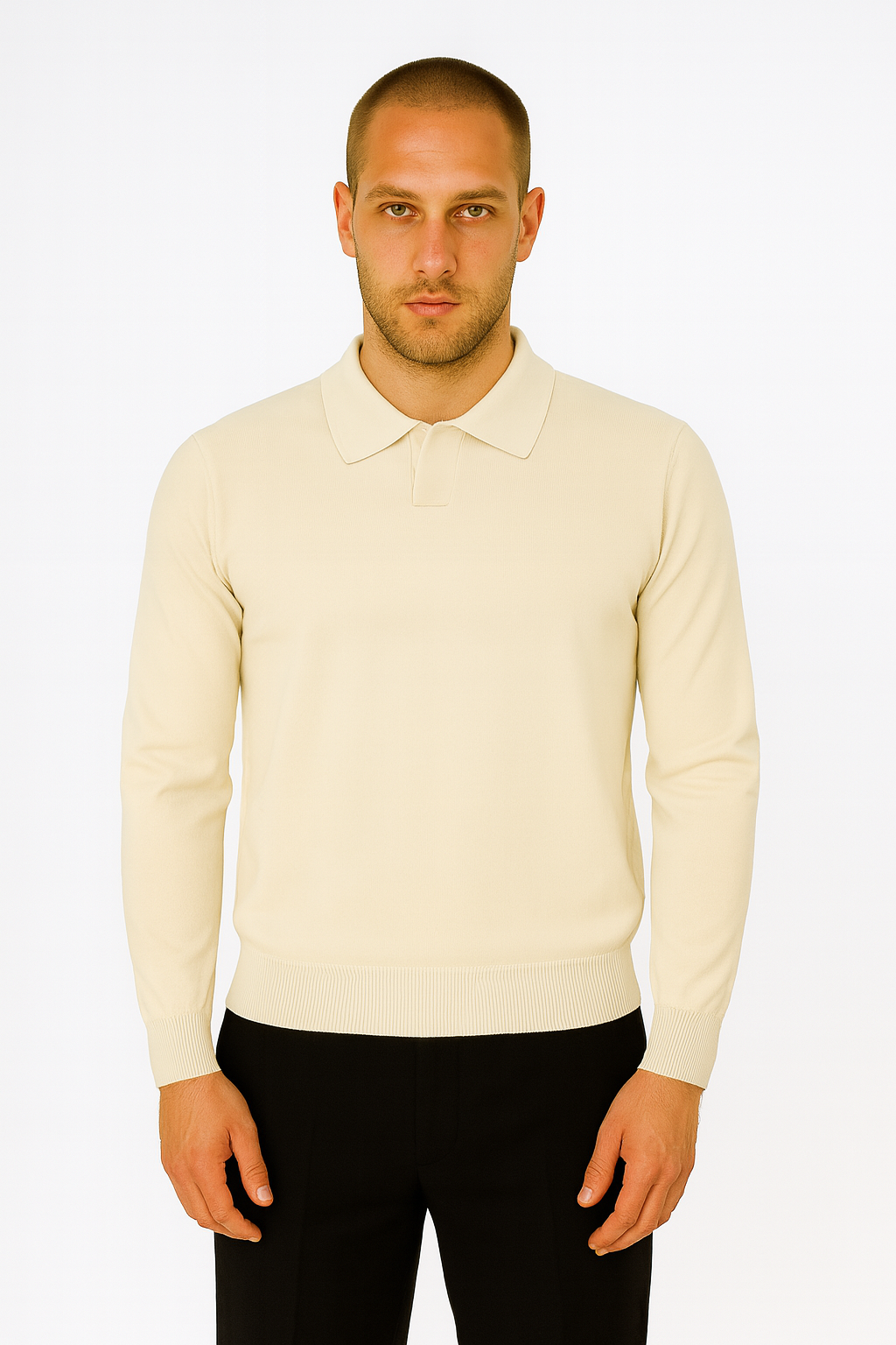 LONG SLEEVE POLO - ESCAPISM