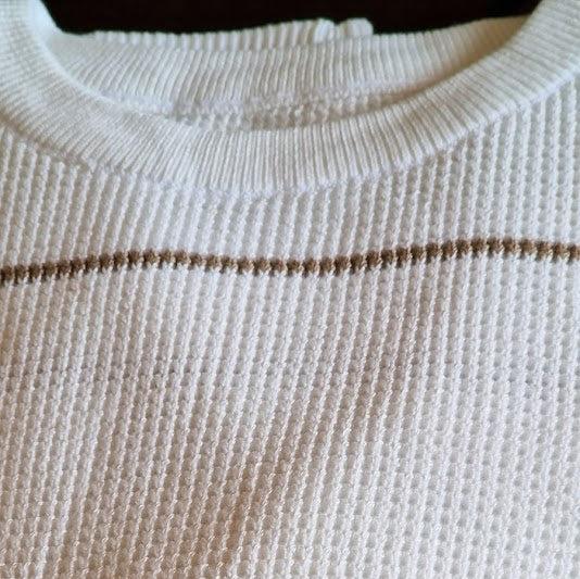 Camisola de Malha riscas Masculina Elegante
