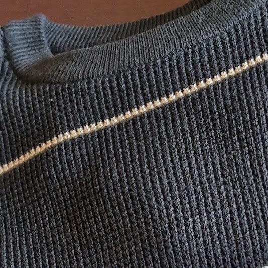 Camisola de Malha riscas Masculina Elegante