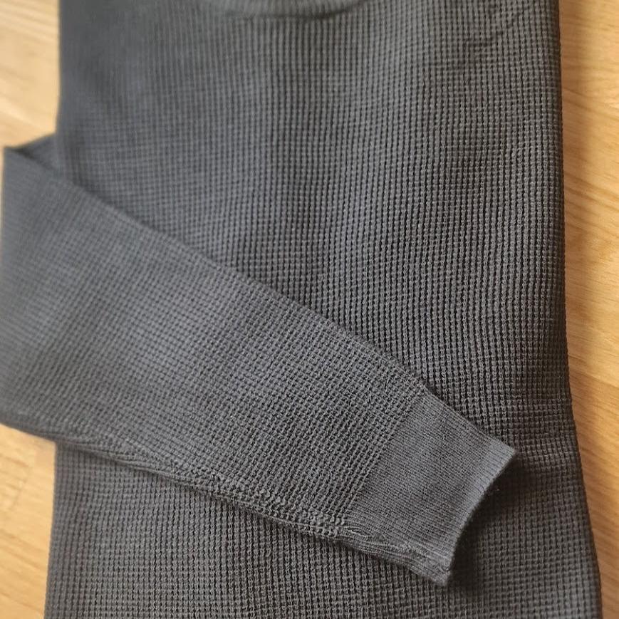 Camisola preta malha elegante homem