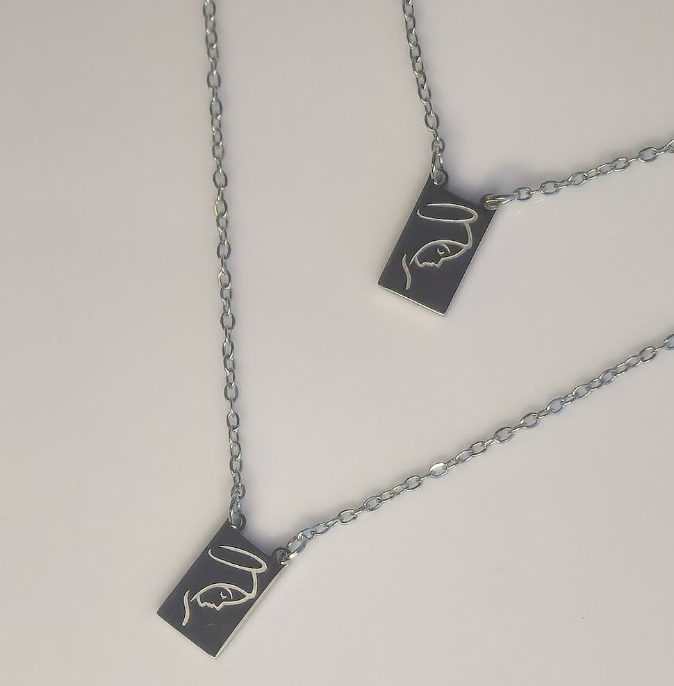 Our Lady of Fatima Stainless Steel Scapular