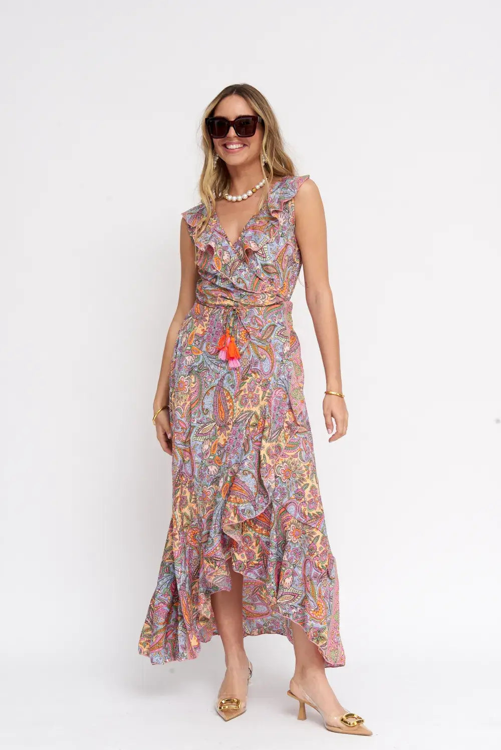 Elegance Printed Cross Dress