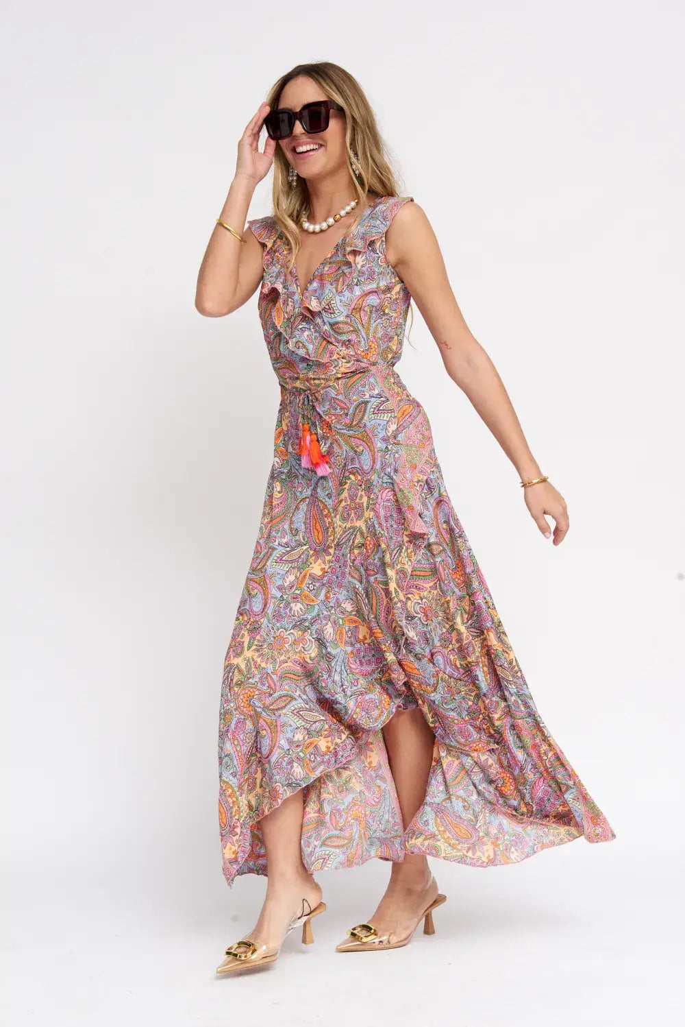 Elegance Printed Cross Dress