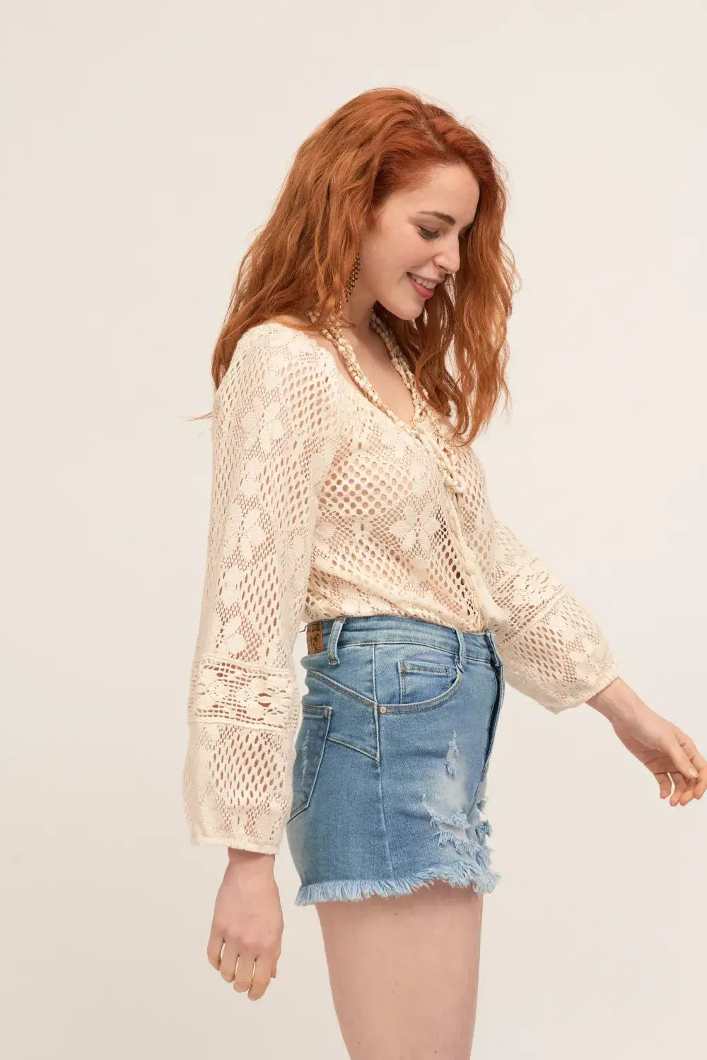 Hand Embroidered Charm Top