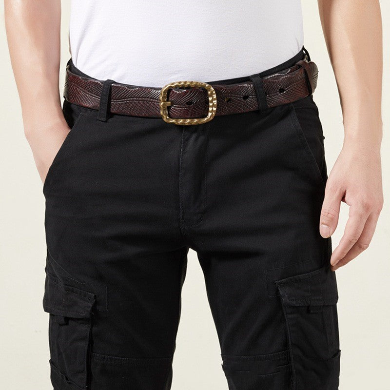 Cinto em Pele Genuína para Homem