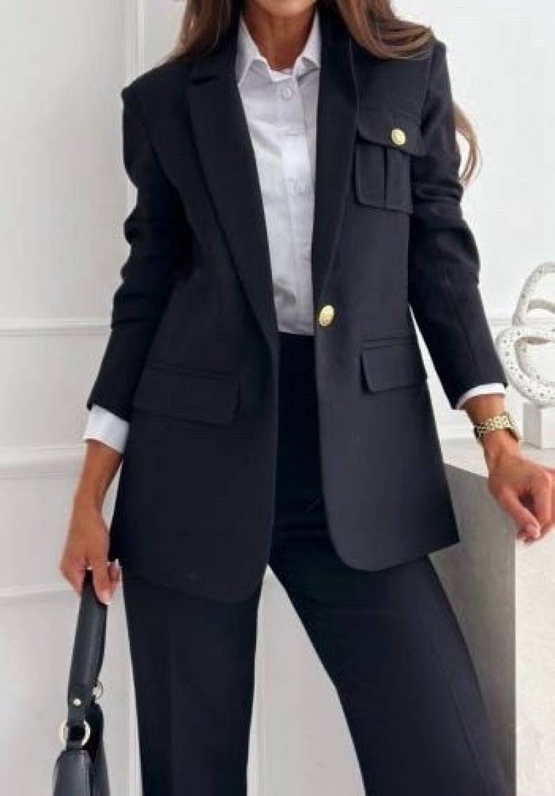 Casaco blazer forrado