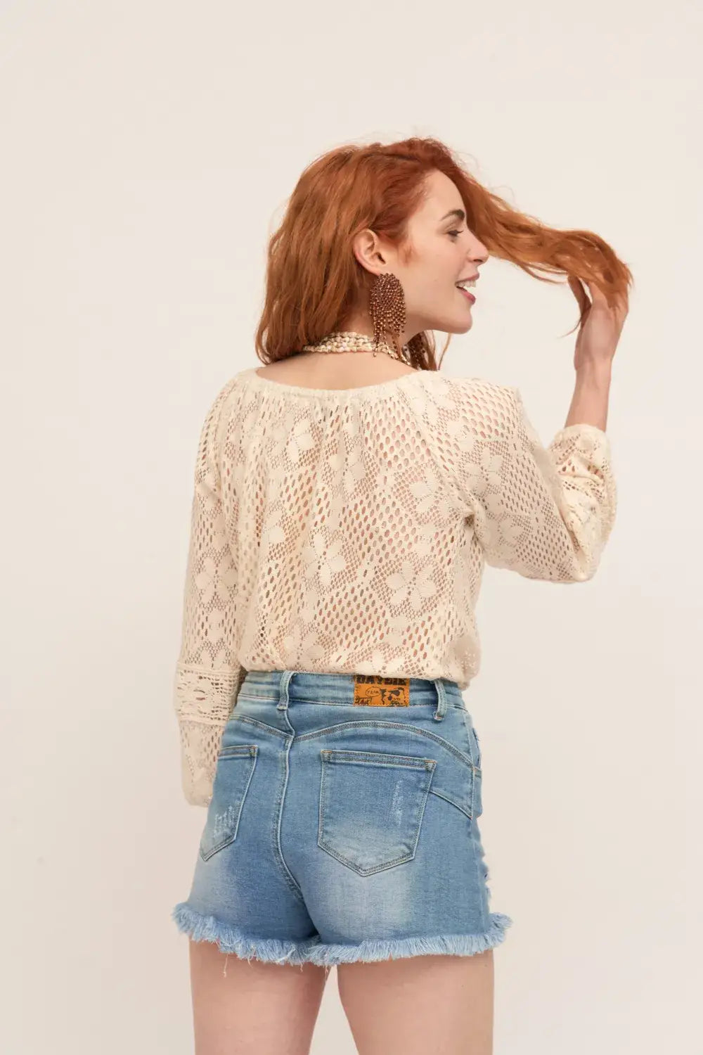 Hand Embroidered Charm Top