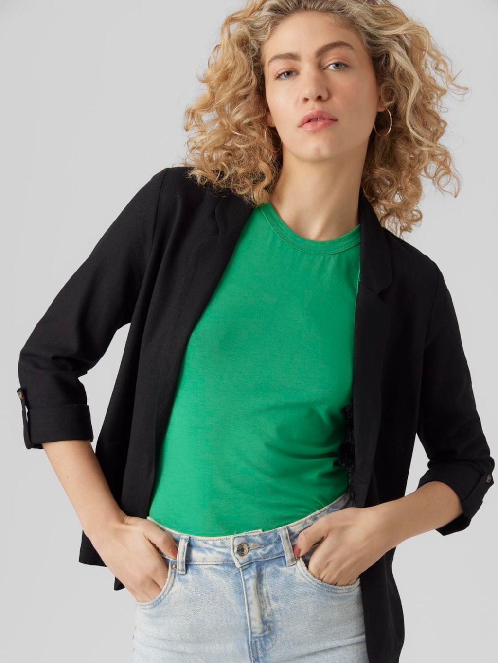 JESMILO BLAZER 3/4 LOOSE Organic Linen