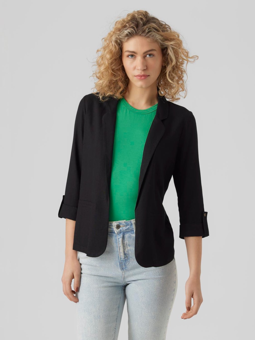 JESMILO BLAZER 3/4 LOOSE Organic Linen
