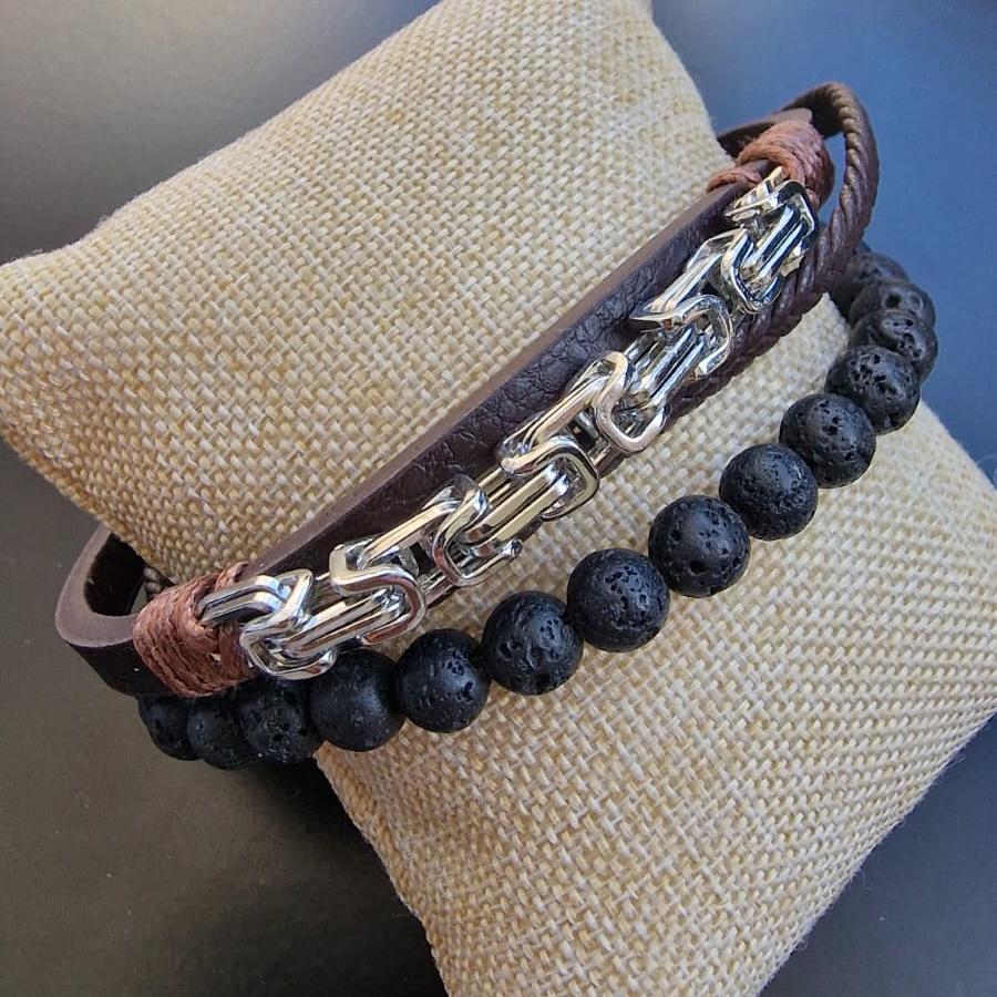 Pulseira Homem em Aço Inoxidável
