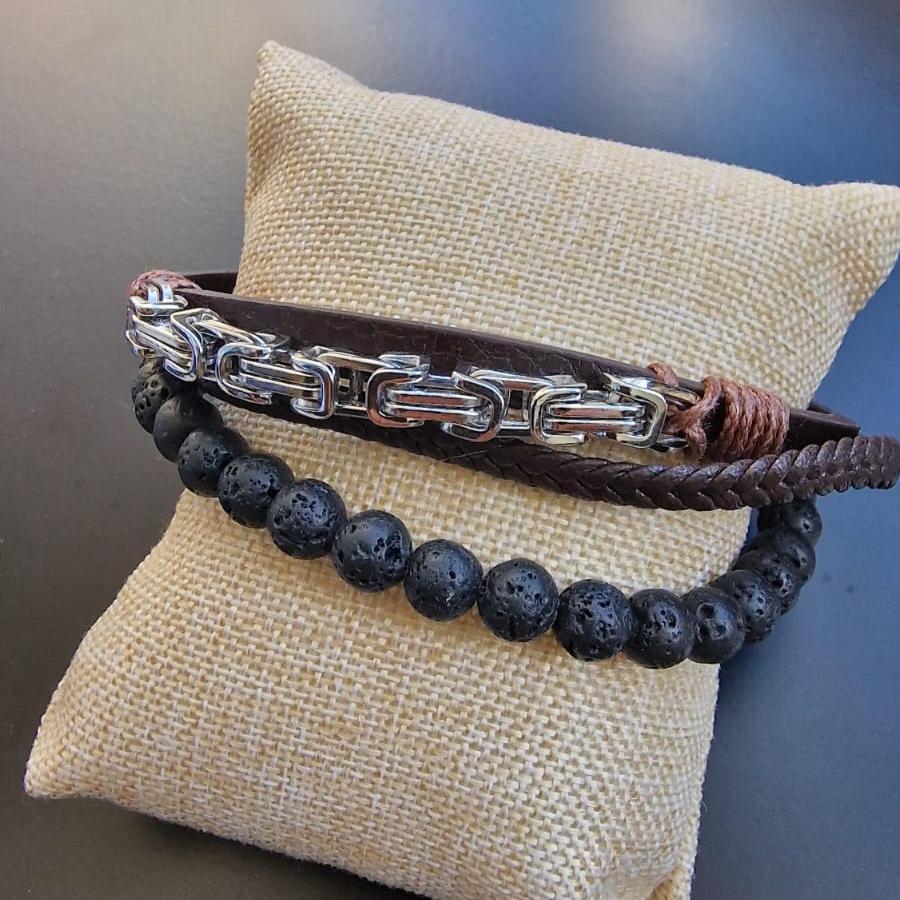 Pulseira Homem em Aço Inoxidável