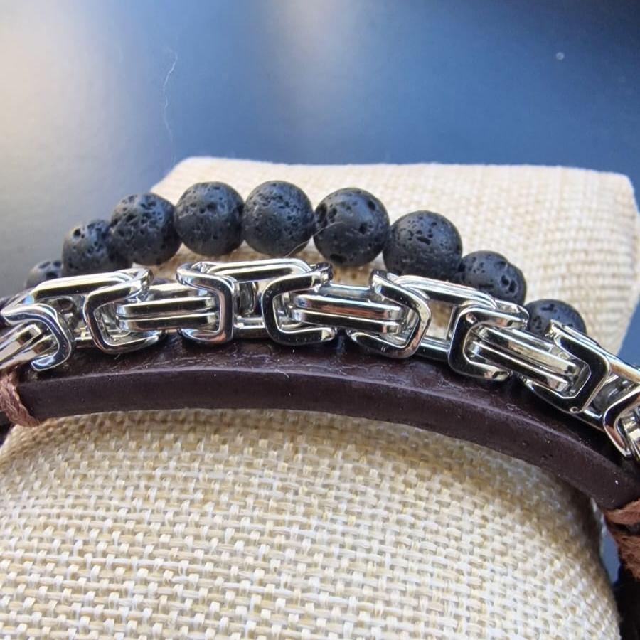 Pulseira Homem em Aço Inoxidável