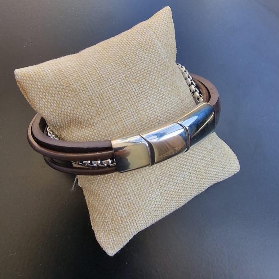 Pulseira Homem em Aço Inoxidável