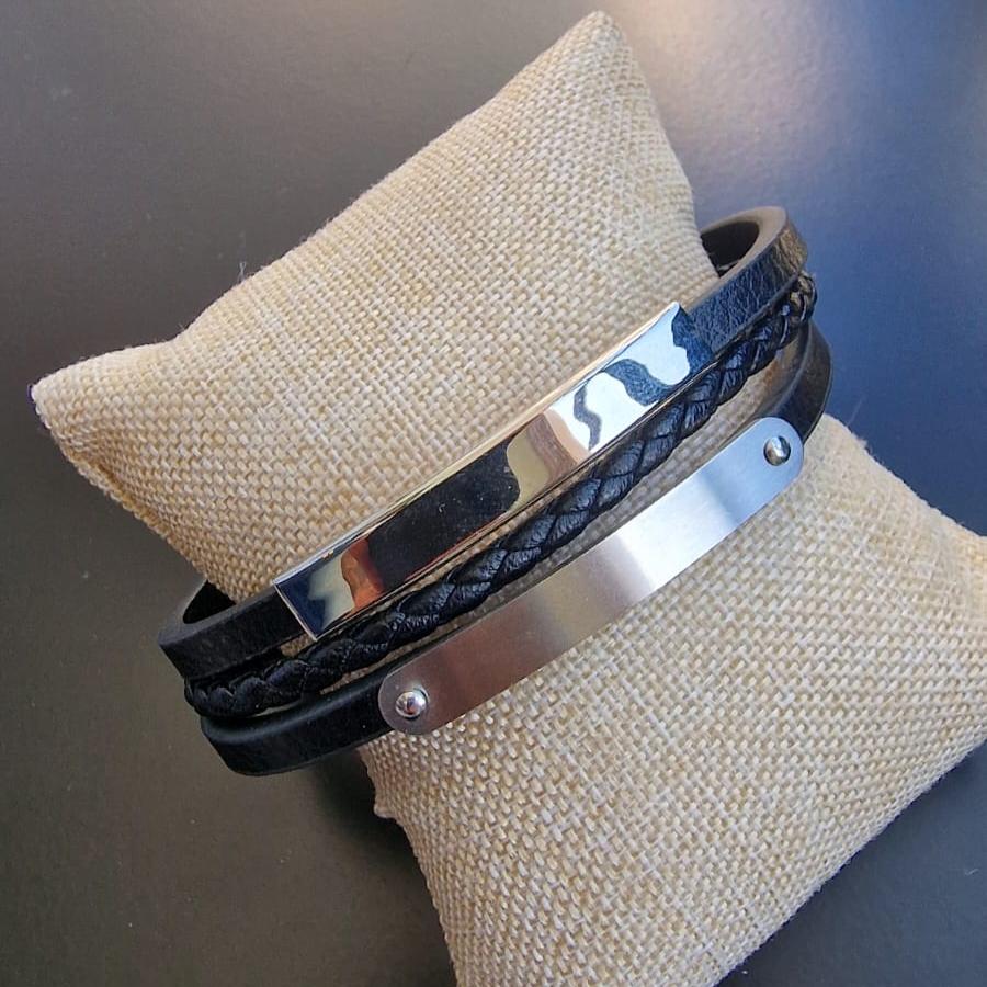 Pulseira Homem em Aço Inoxidável