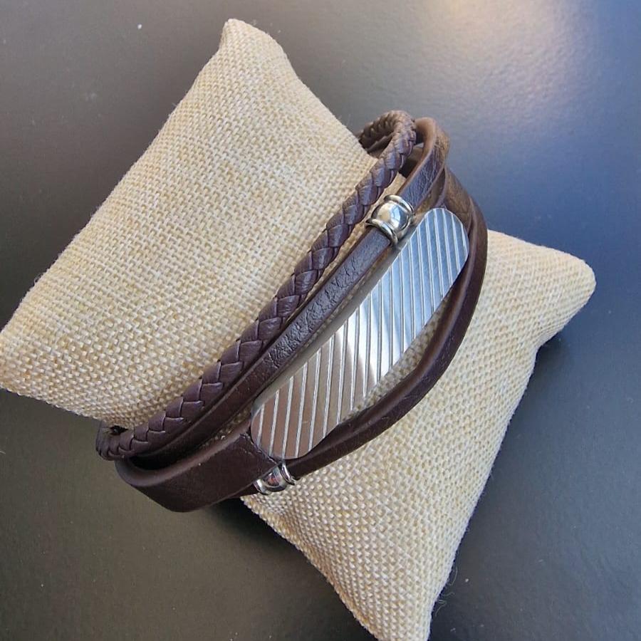 Pulseira Homem em Aço Inoxidável