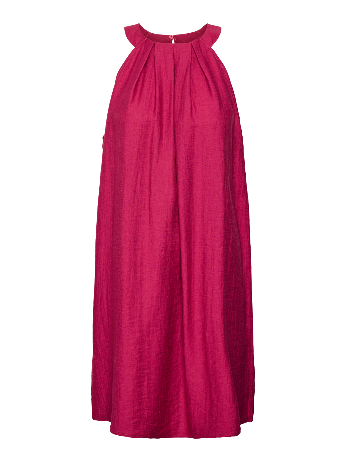 SHORT DRESS WITH DUMBBELL NECKLINE EVALINA