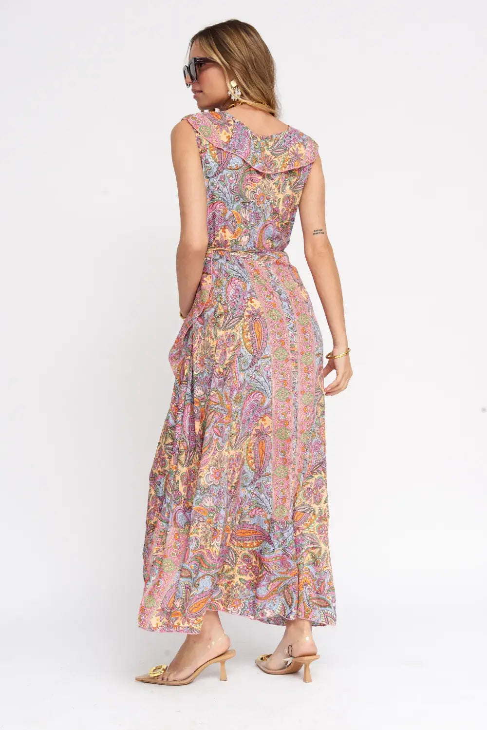 Elegance Printed Cross Dress