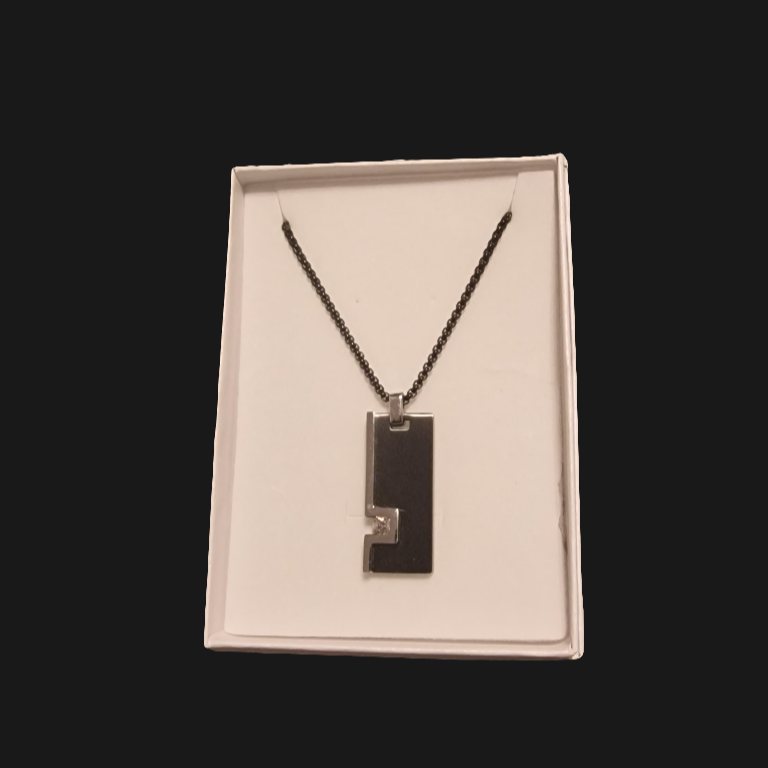 Men's Necklace with Medal