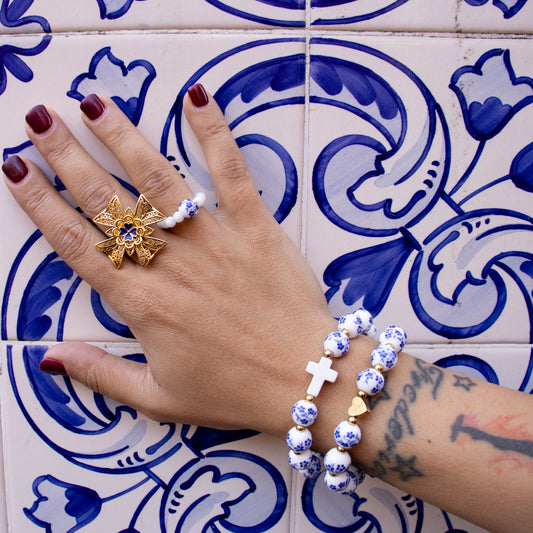 Pulseira Inspiração Azulejos Portugueses