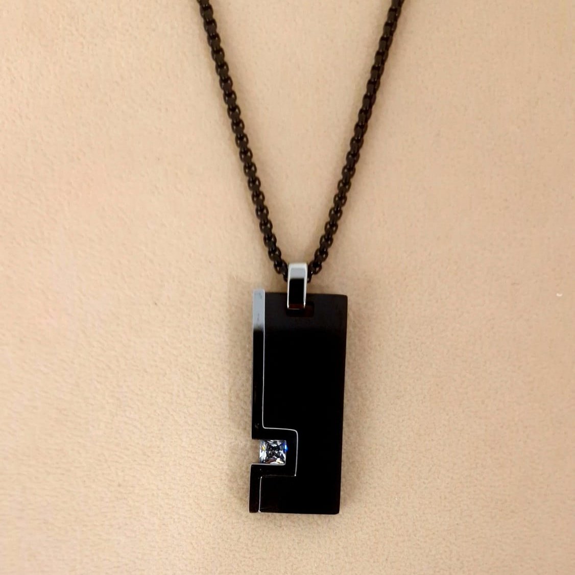 Men's Necklace with Medal