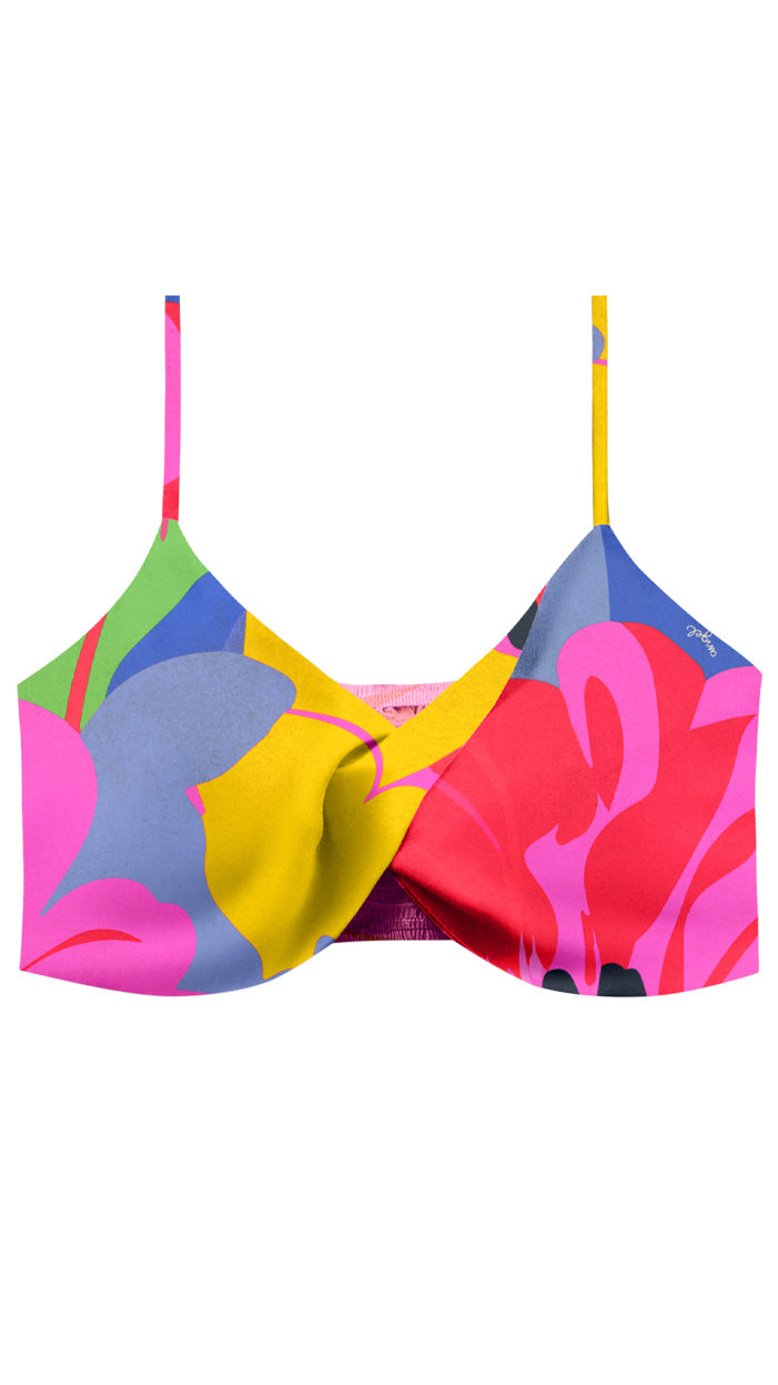 Top Estampado Aquarela