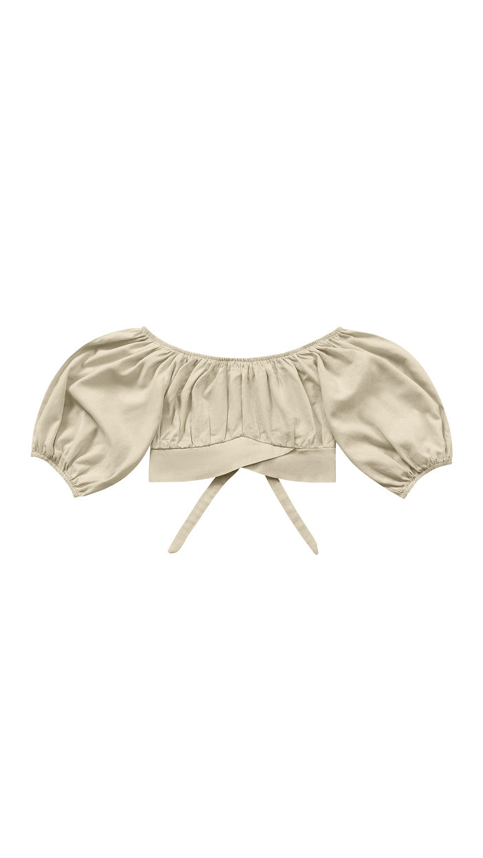 Blusa bege linho