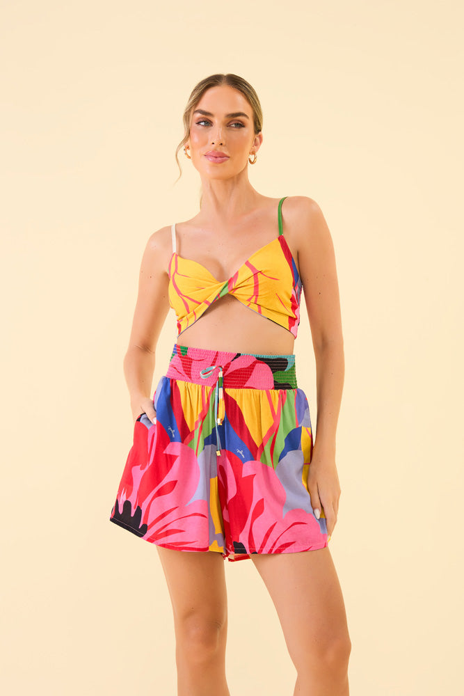 Top Estampado Aquarela