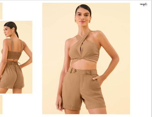 Top Alfaiataria Caramelo