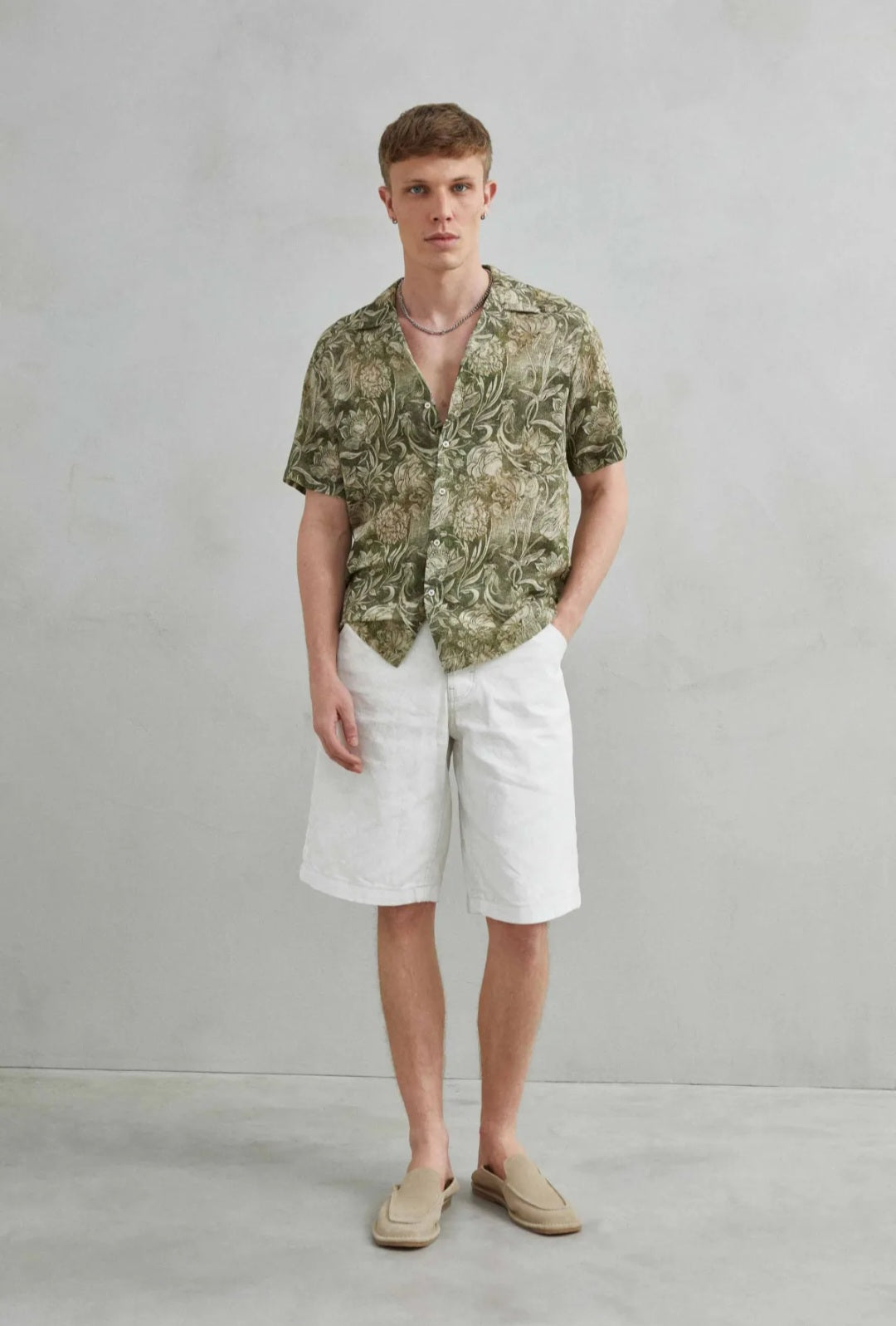 Camisa Estampado Tropical - NOVA COLEÇÃO