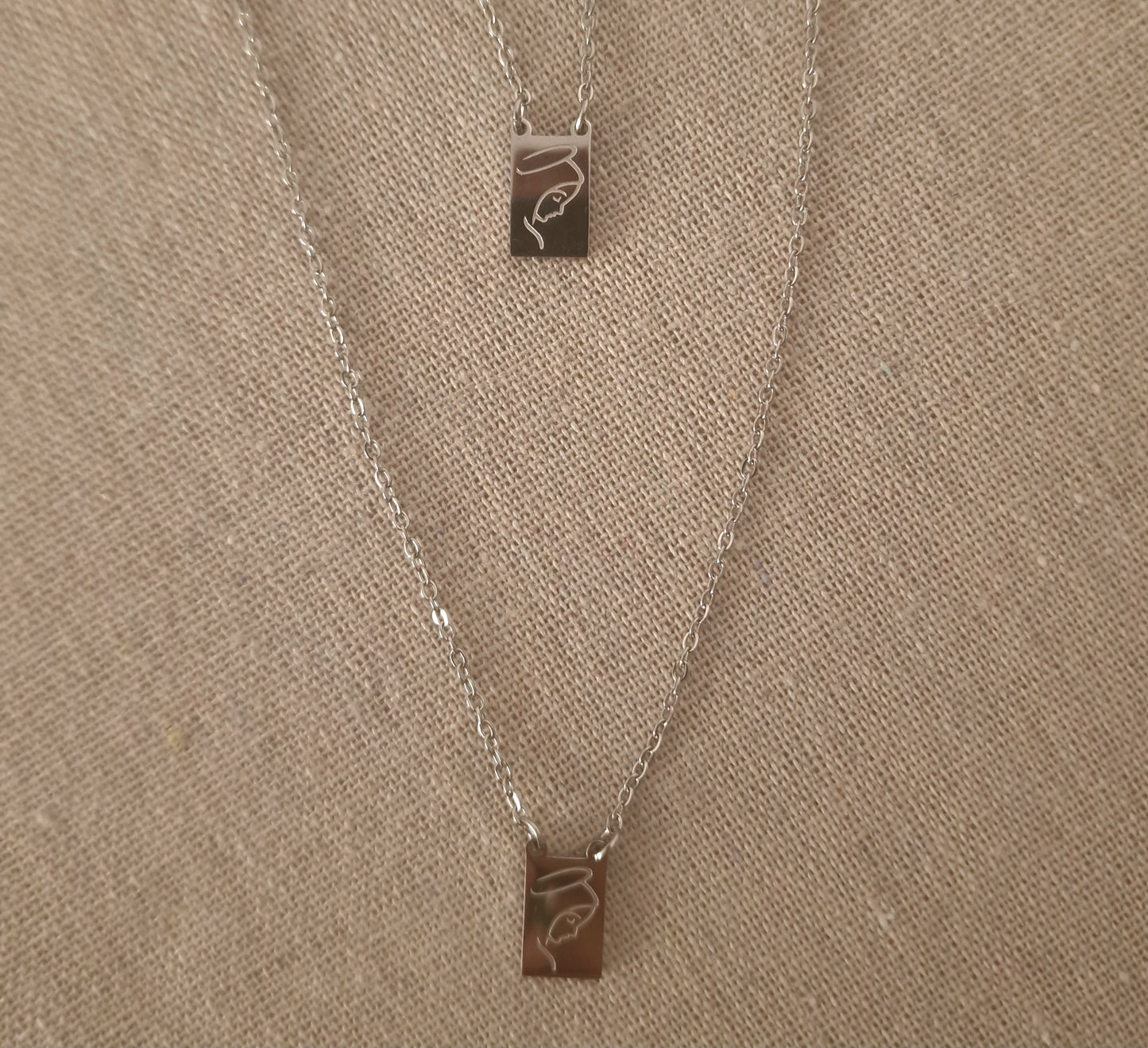 Our Lady of Fatima Stainless Steel Scapular
