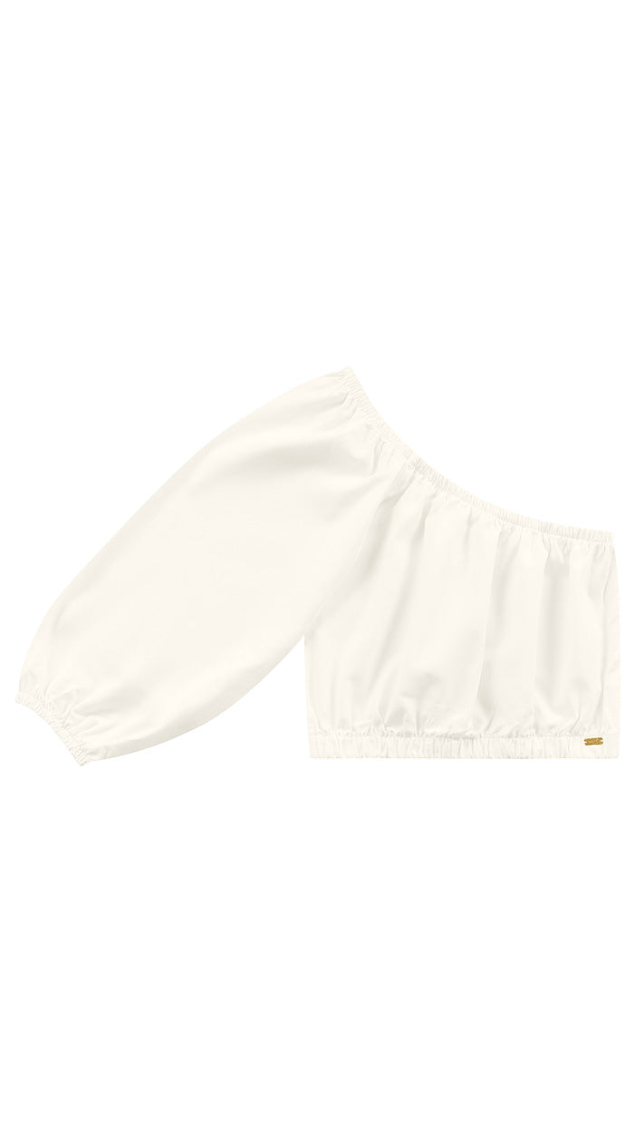 Blusa branca linho
