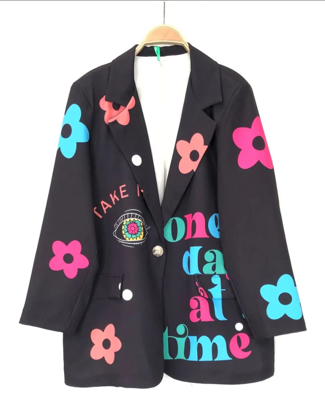 Blazer Estampados Pretos