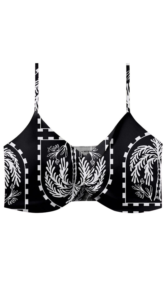 Top Estampado Aquarela