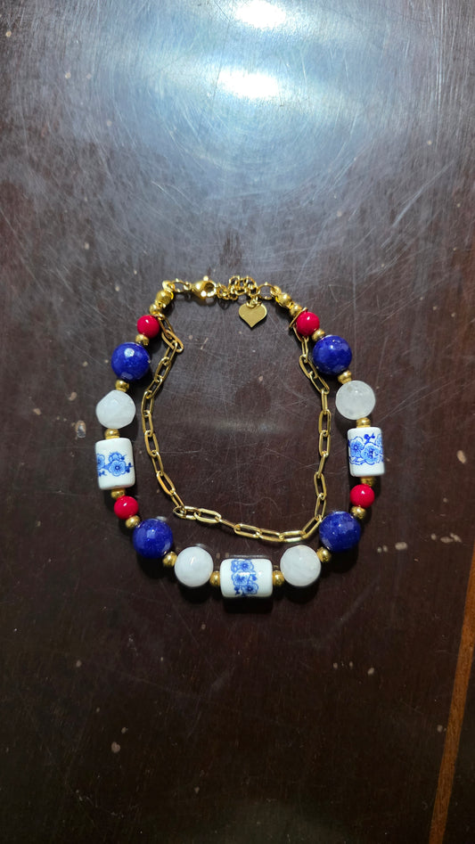 Pulseira Inspiração Azulejos Portugueses