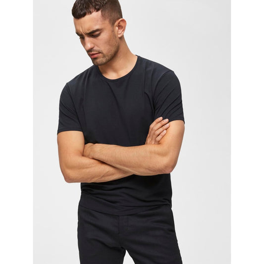 T-SHIRT COM GOLA REDONDA PIMA