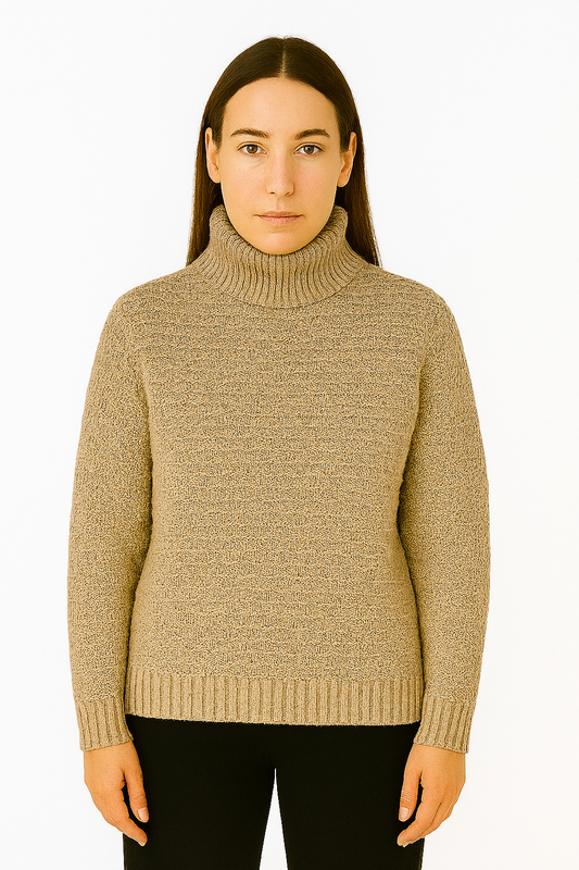 MOCK NECK TEXTURED KNIT – ESCAPISM