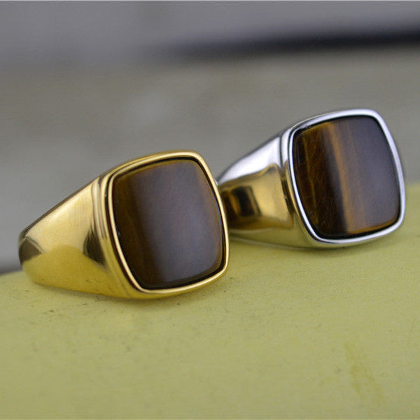 Anel em Aço Titânio