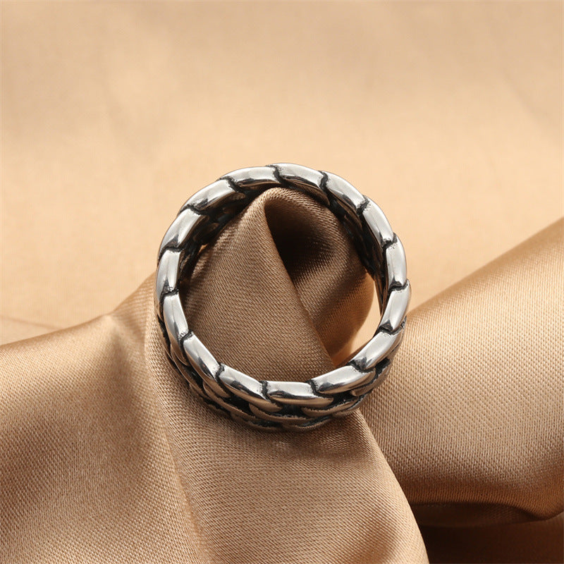 Anel Corrente em Aço Titânio