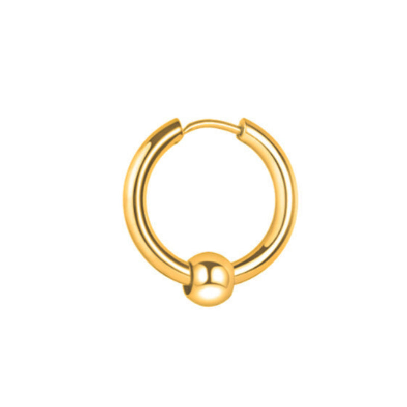 Brincos Argola Minimalistas em Aço Inoxidável