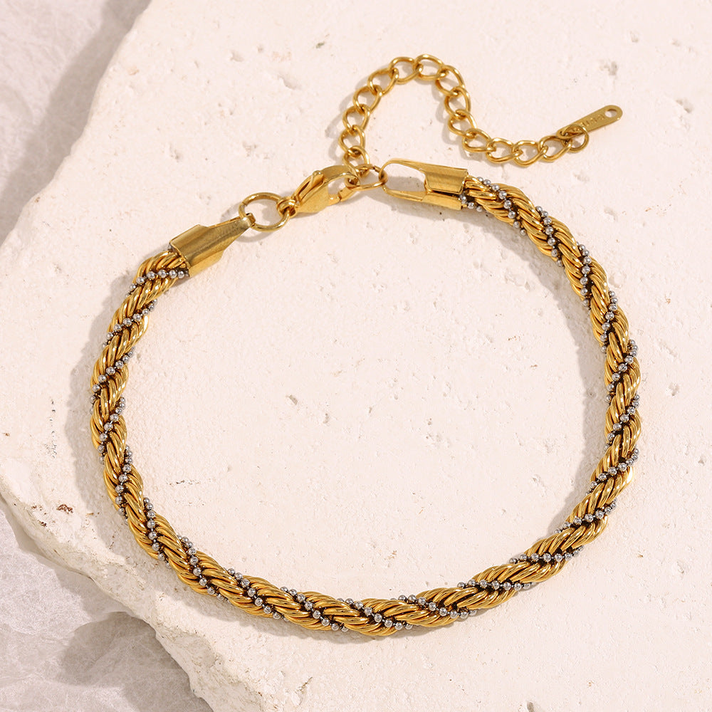 Pulseira Retro em Aço Inoxidável