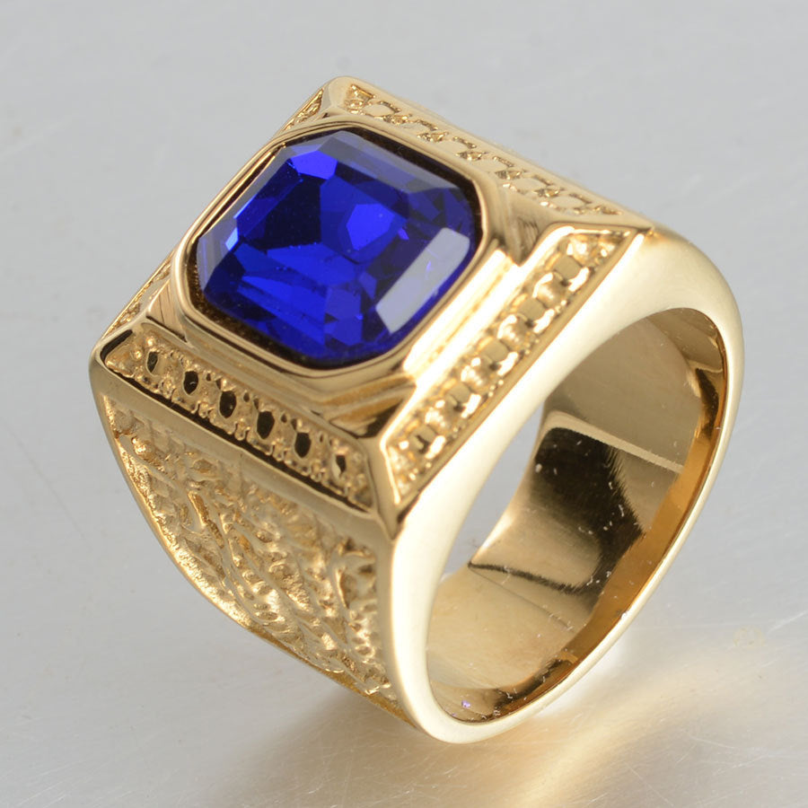 Anel Vintage em Aço inoxidável