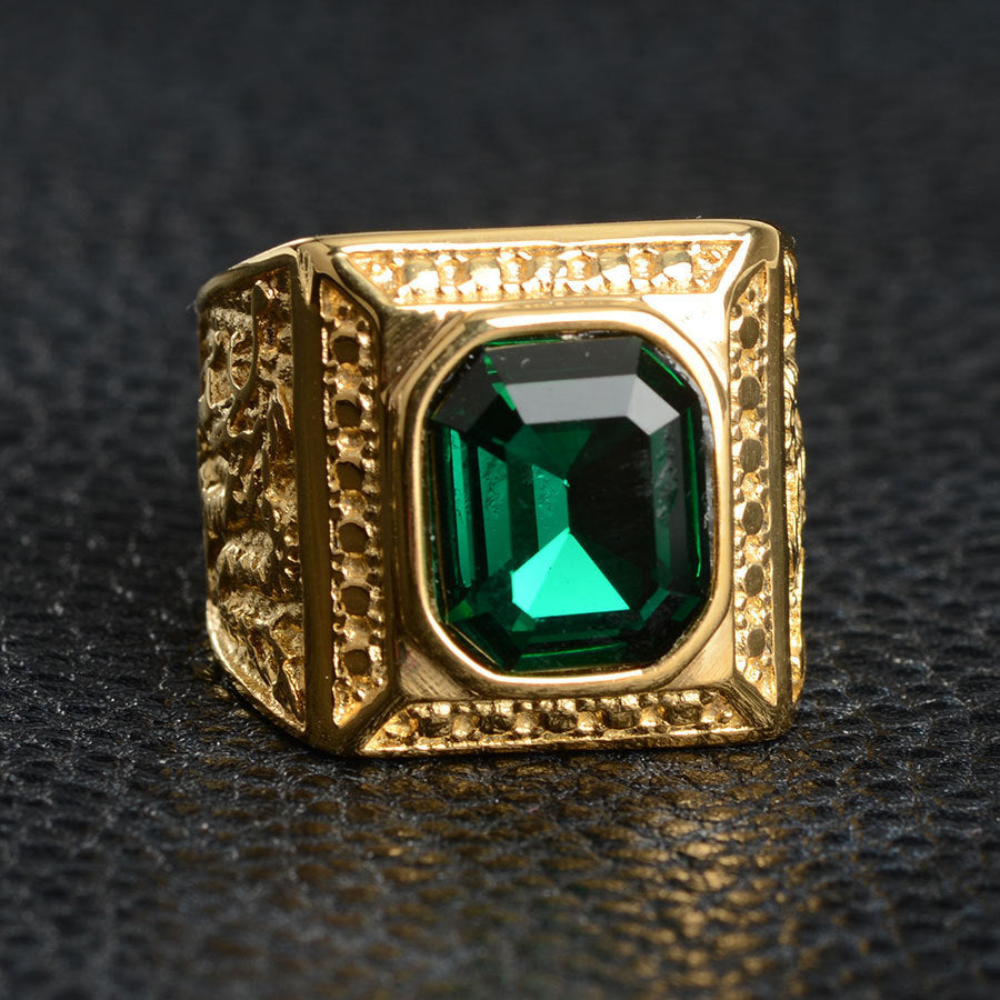 Anel Vintage em Aço inoxidável