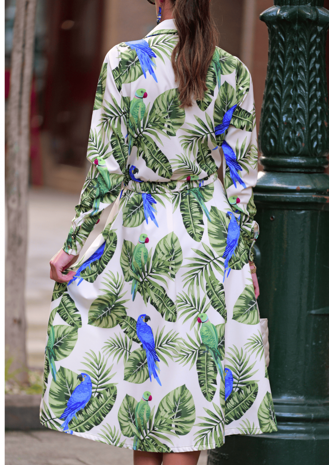 Vestido com cinto
