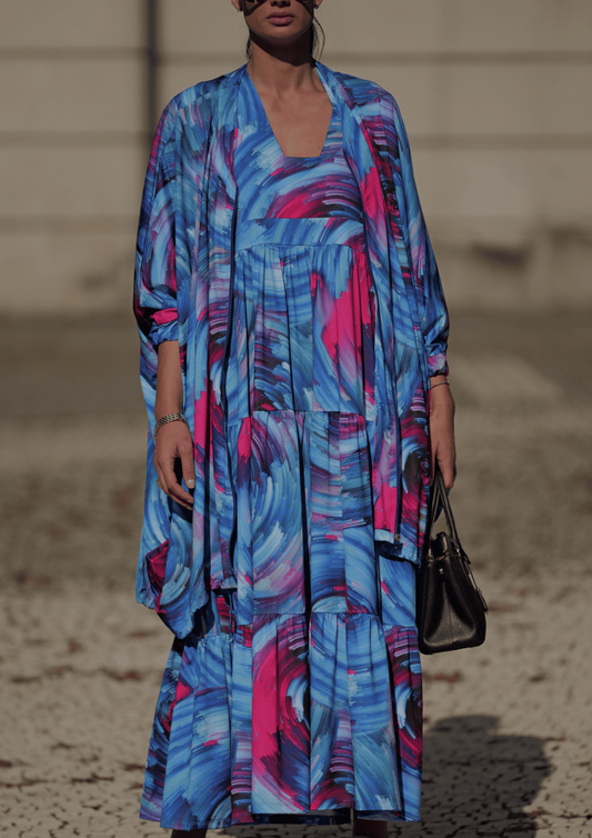 Vestido/ Casaco Estampado