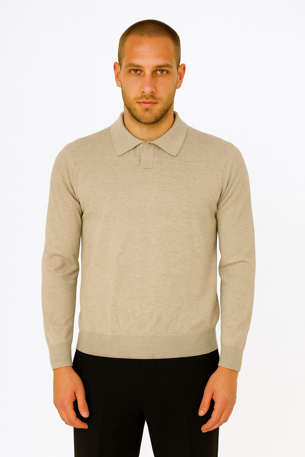 LONG SLEEVE POLO - ESCAPISM