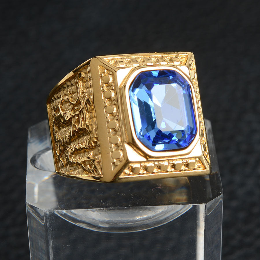 Anel Vintage em Aço inoxidável