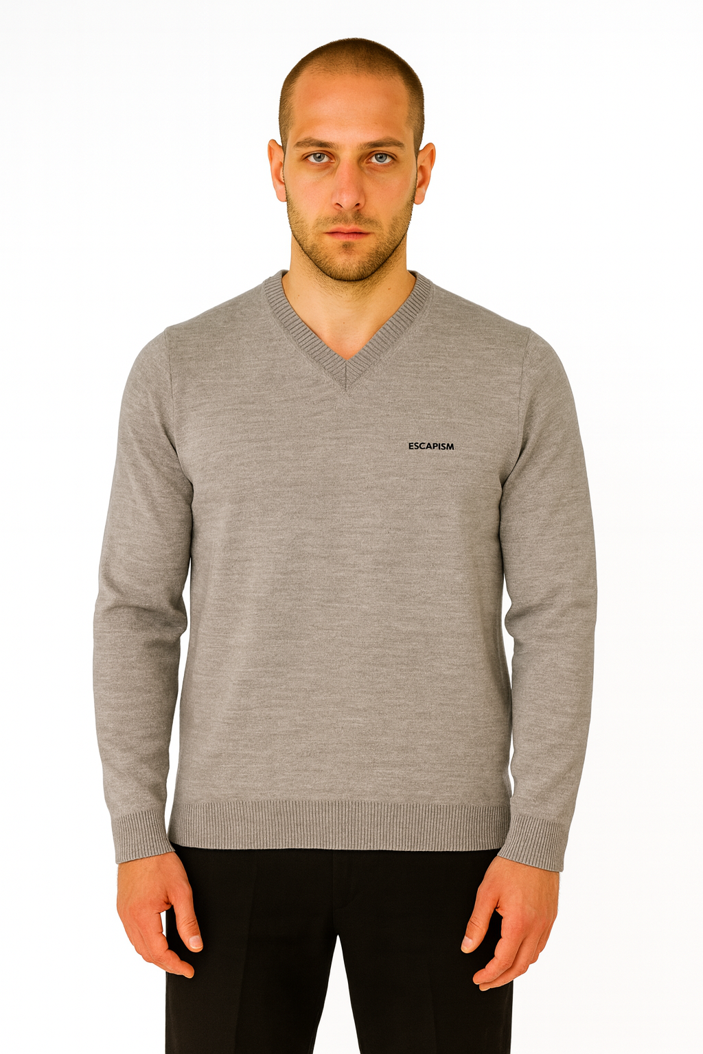 V-NECK EMBROIDERED – ESCAPISM