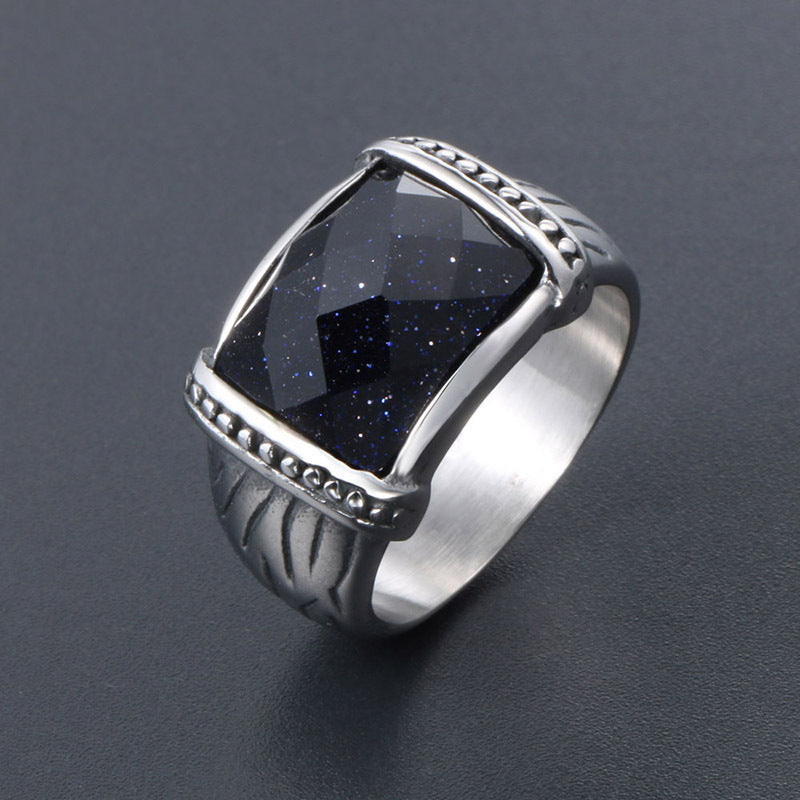 Anel em Aço Titânio