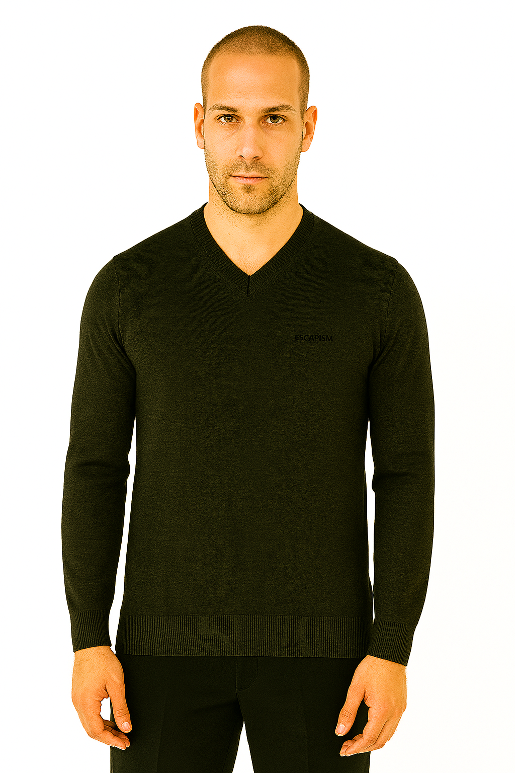 V-NECK EMBROIDERED – ESCAPISM