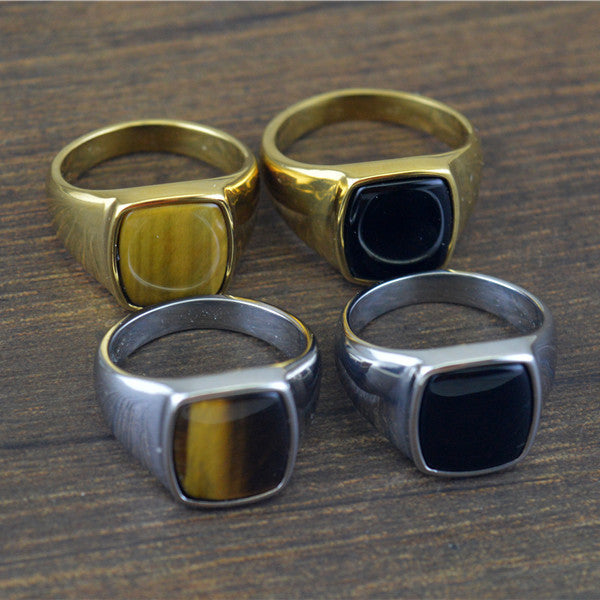 Anel em Aço Titânio